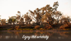 Peaceful river scene